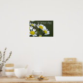 Wild White Daisies Poster (Keuken)