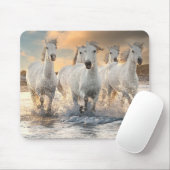 Wild White Horses Muismat (Met muis)