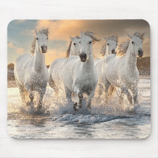 Wild White Horses Muismat (Voorkant)