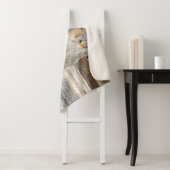 Wild White Horses Sherpa Blanket Deken (In situ)