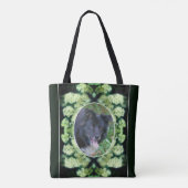 Wild White Roses Creëer Uw Eigen Huisdier Foto Tote Bag (Achterkant)
