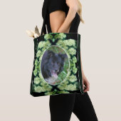 Wild White Roses Creëer Uw Eigen Huisdier Foto Tote Bag (Dichtbij)