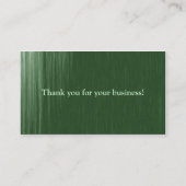 Wild White Violet Elegant Visitekaartje (Achterkant)