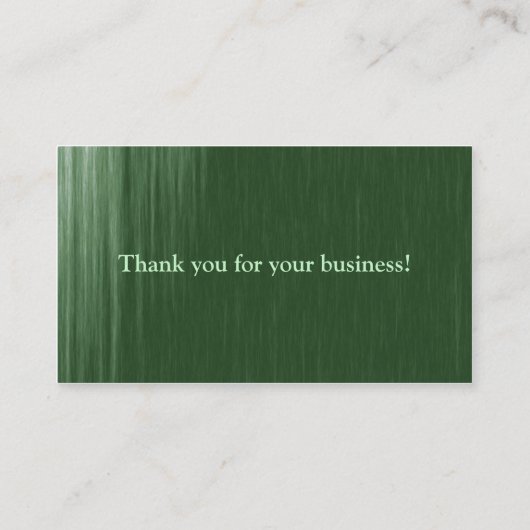 Wild White Violet Elegant Visitekaartje (Achterkant)