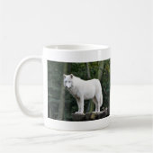 Wild White Wolf Koffiemok (Links)