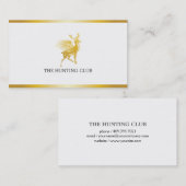 Wild wild (goud) visitekaartje (Voorkant / Achterkant)