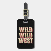 Wild Wild West Bagagelabel (Voorkant verticaal)