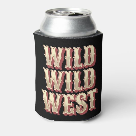 Wild Wild West Blikjeskoeler (Blikje Achterkant)