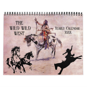 WILD WILD WEST Cowboys Indianen Zuidwesten Kalender