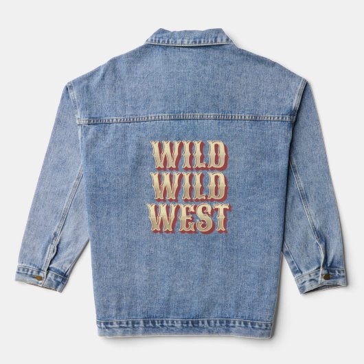 Wild Wild West Denim Jacket (Achterkant)