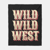 Wild Wild West Fleece Deken (Voorkant)
