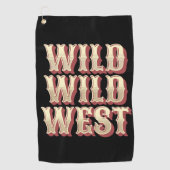 Wild Wild West Golfhanddoek (Voorkant)
