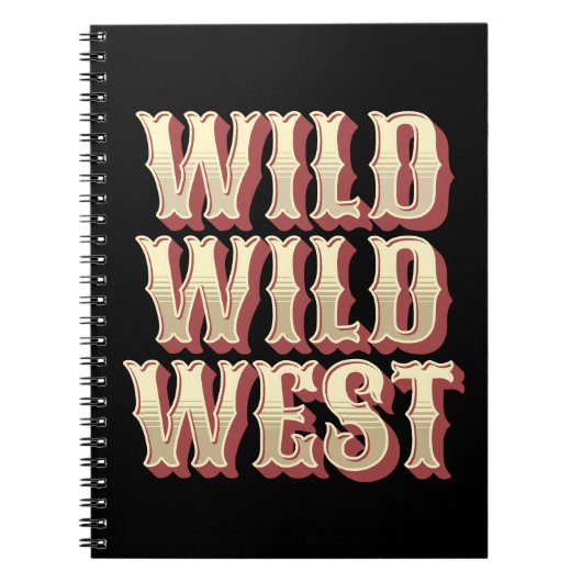 Wild Wild West Notitieboek (Voorkant)