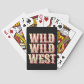 Wild Wild West Pokerkaarten (Achterkant)