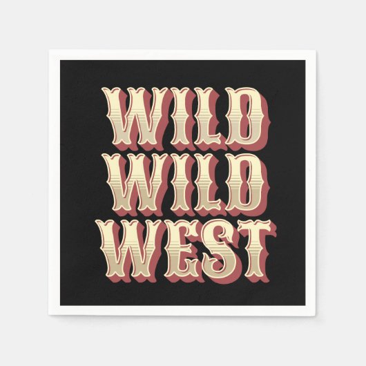 Wild Wild West Servet (Voorkant)