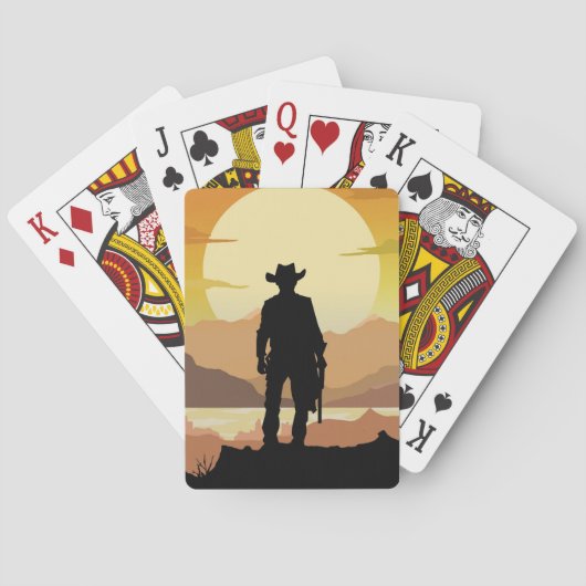 Wild Wild West Speelkaarten (Achterkant)