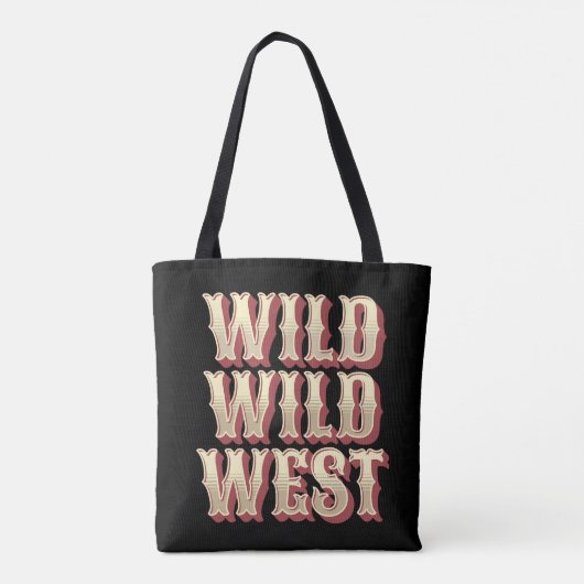 Wild Wild West Tote Bag (Achterkant)