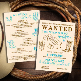 Wild Wild Wife 4-daagse Reisprogramma Meisjesuitje Kaart