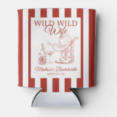 Wild Wild Wife Bachelorette Blikjeskoeler (Voorkant)