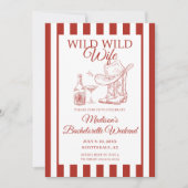 Wild Wild Wife Bachelorette Kaart (Voorkant)