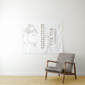 Wild Wild Wife Bachelorette Tapestry Sign Wandkleed (In Situ (horizontaal))
