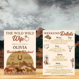 Wild Wild Wife Bachelorette Weekend Reisplan Kaart