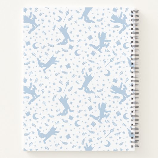 WILD | Wilde dingen en Max - Blauw Notitieboek (Achterkant)