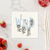 WILD | Wilde dingen en Max - Blauw Servet (Insitu)