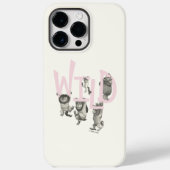 WILD | Wilde dingen en Max - Roze Case-Mate iPhone Case (Achterkant)