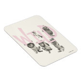 WILD | Wilde dingen en Max - Roze Magneet (Rechterzijde)