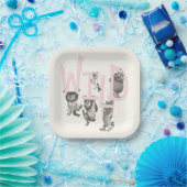 WILD | Wilde dingen en Max - Roze Papieren Bordje (Feest)