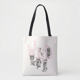 WILD | Wilde dingen en Max - Roze Tote Bag