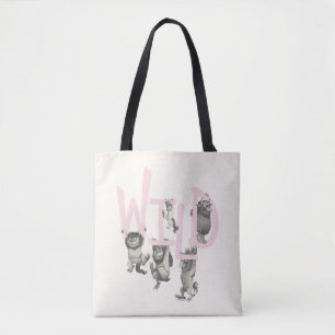 WILD Wilde dingen en Max - Roze Tote Bag