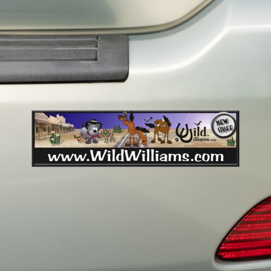 Wild Williams Bumpersticker (Op auto)