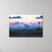 Wild Winter Waves Canvas Afdruk (Voorkant)