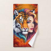Wild Within – Tijger Geest Godin. Bad Handdoek (Handdoek)