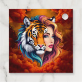 Wild Within – Tijger Geest Godin. Bedankjes Labels (Achterkant)