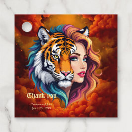 Wild Within – Tijger Geest Godin. Bedankjes Labels