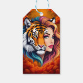 Wild Within – Tijger Geest Godin. Cadeaulabel (Achterkant)