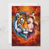 Wild Within – Tijger Geest Godin. Kaart (Achterkant)
