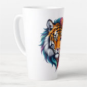 Wild Within – Tijger Geest Godin. Latte Mok (Linkerhoek)