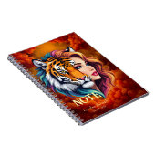 Wild Within – Tijger Geest Godin. Notitieboek (Rechterzijde)