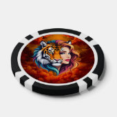 Wild Within – Tijger Geest Godin. Poker Chips (Enkel)