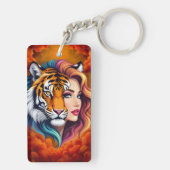 Wild Within – Tijger Geest Godin. Sleutelhanger (achterkant)