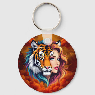 Wild Within – Tijger Geest Godin. Sleutelhanger