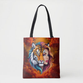 Wild Within – Tijger Geest Godin. Tote Bag