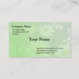 wild witte daisy visitekaartje