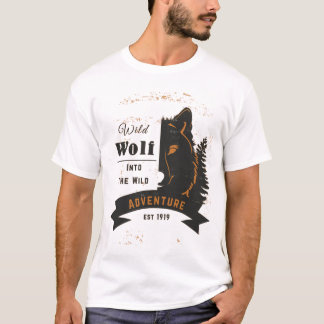 Wild Wolf, Adventure, Est, 1919, Beste geschenk T-shirt