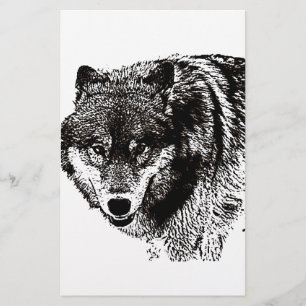 Wild Wolf Briefpapier