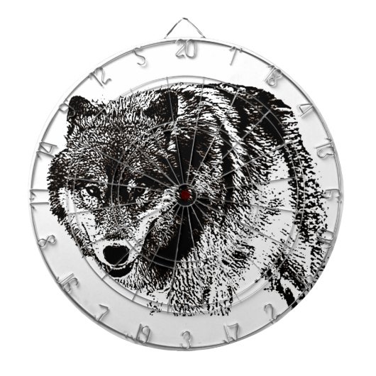 Wild Wolf Dartbord (Voorkant)